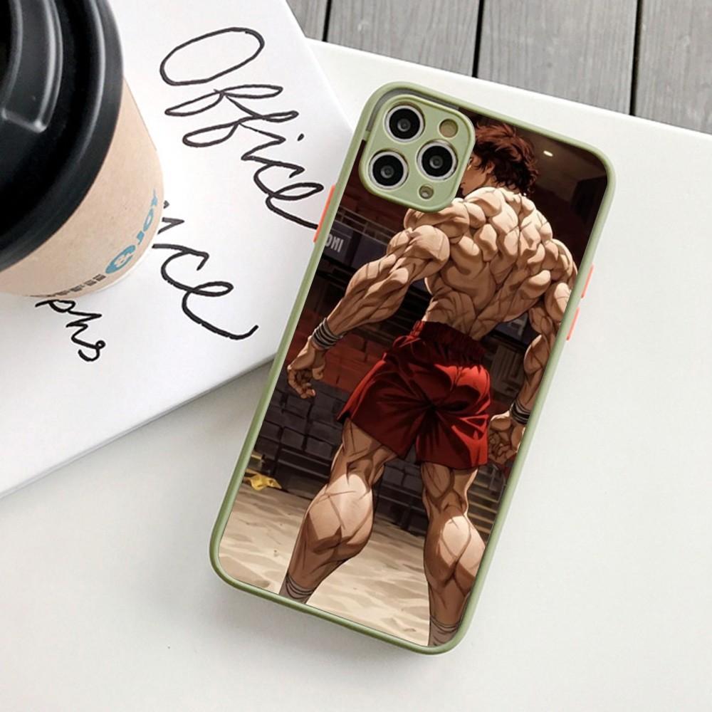 Anime B-Baki Phone Case For IPhone 14 11 12 13 Mini Pro Max 8 7 Plus X XR XS MAX Translucent Matte Cover