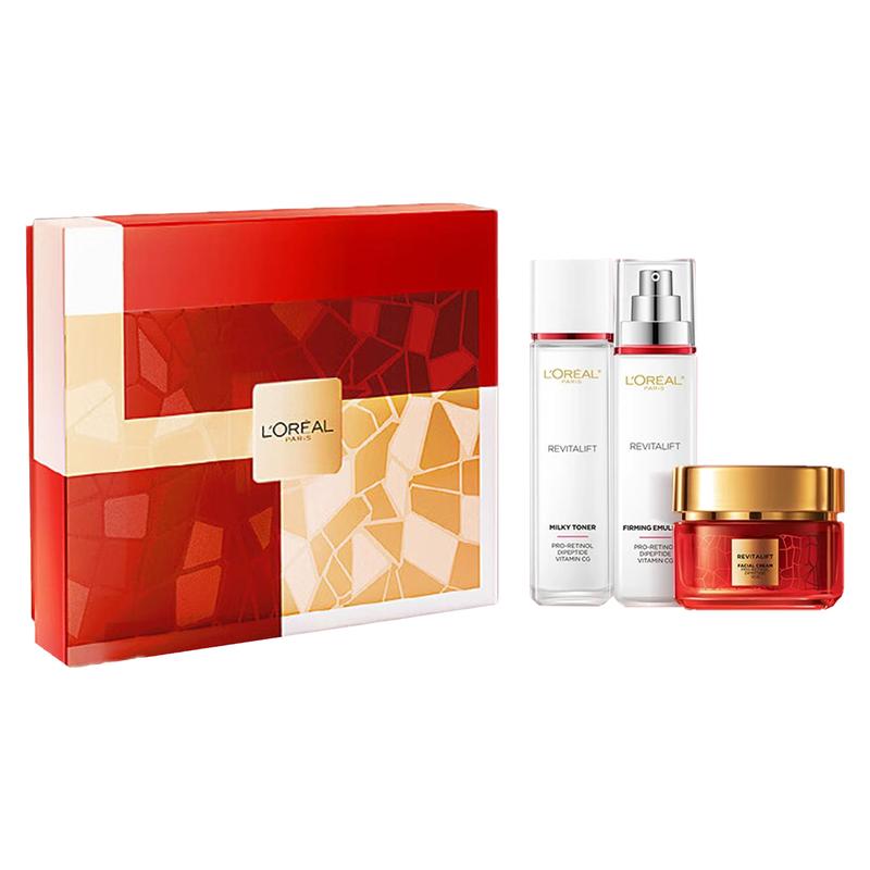 Loreal Paris Limited edition rejuvenating moisturizing skin care set - three-piece set rejuvenating cream 50ml  rejuvenating firming milk 110ml  rejuv