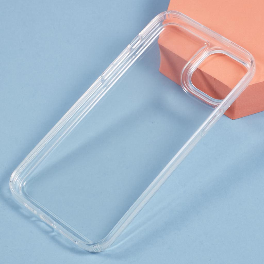 For iPhone 14 Plus Case HD Clear Soft TPU Phone Back Cover Airbag Protection