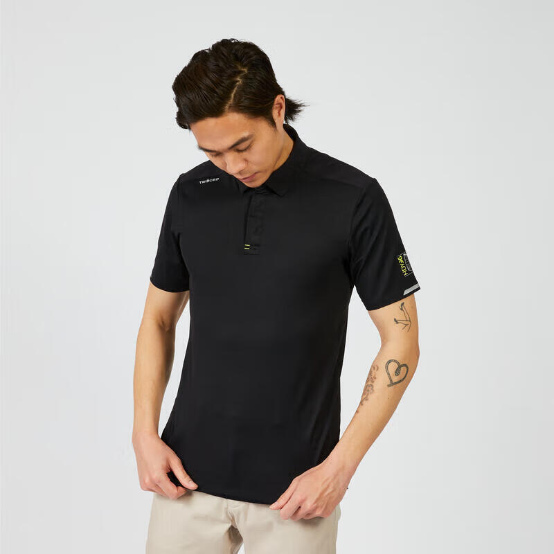 Men s Sailing Lightweight Quick-Dry Polo Shirt L