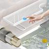 Vertical Sink Organizer Rack for Kitchen Faucet No Mounted Shower Shelf Storage Countertop Stand for Bathroom Accessories
