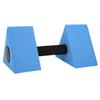 2PCS Triangle Dumbbell EVA Water Weight Barbell Children Swimming Fitness EquipmentBlue