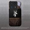 Elite Metallic Stag Black Glass Phone Case For Motorola Moto Edge 70 60 Fusion 50 Ultra 40 Neo 30 Pro 20 Lite 60s Neo Back Cover
