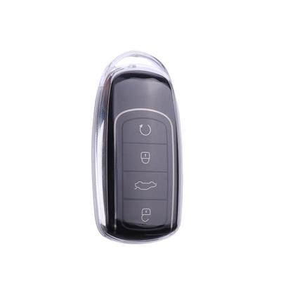 Chery Tiggo 8 Pro/Tiggo 8 Pro Max TPU Transparent Car Key Case Cover Holder Shell Protector Keychain Accessories