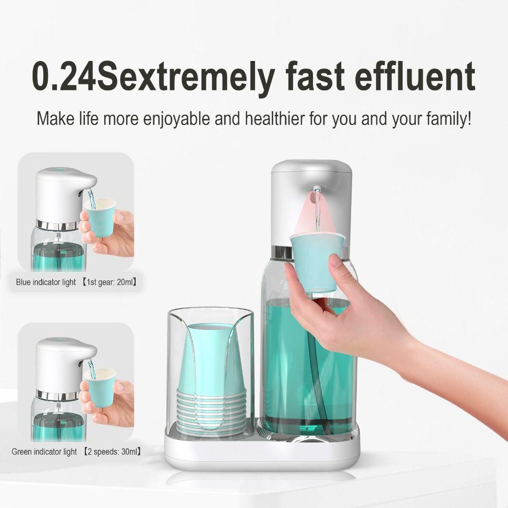 Infrared Sensor Automatic Mouthwash Dispenser 750ML Oral Pump Dispenser  Hotel