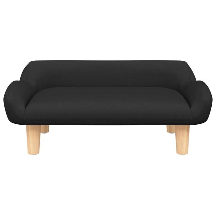 VidaXL Canapé pour enfants noir 70x40x24 cm tissu, mini canapé, mini canapé-chaise, mini canapé pour enfants, canapé de 3196348