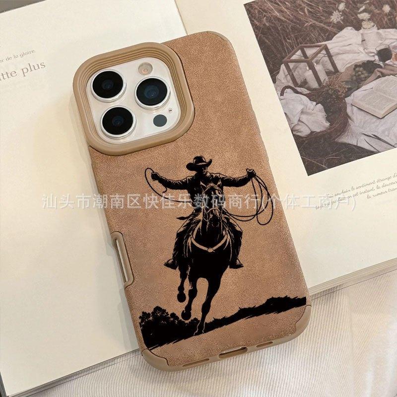 Retro Tiger Apple 16promax/17 Mobile Phone Case 15Pro Niche 11/12 Personalized iPhone13/14PM