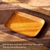 Song Style Bamboo Woven Small Snack Tray: Chinese Tea, Fruit Plate, Wedding Ornament
