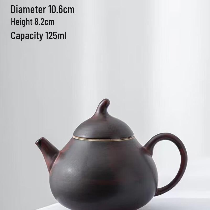 Vintage Hawthorn Red Coarse Pottery Teapot