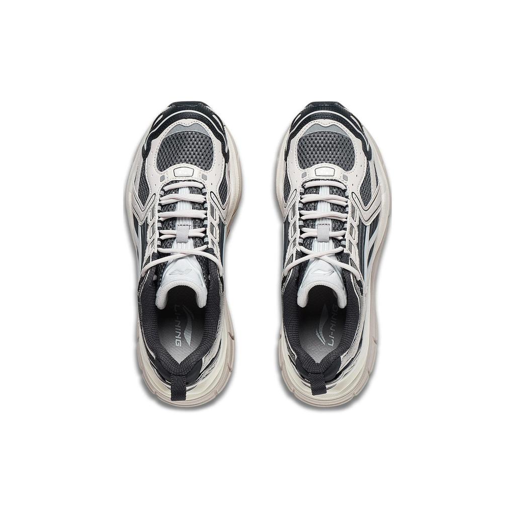 New LiNing Comet 5 Anti Slip Wear Resistant Low Top Sports Casual Shoes Women's Black Gray AGLT026-2