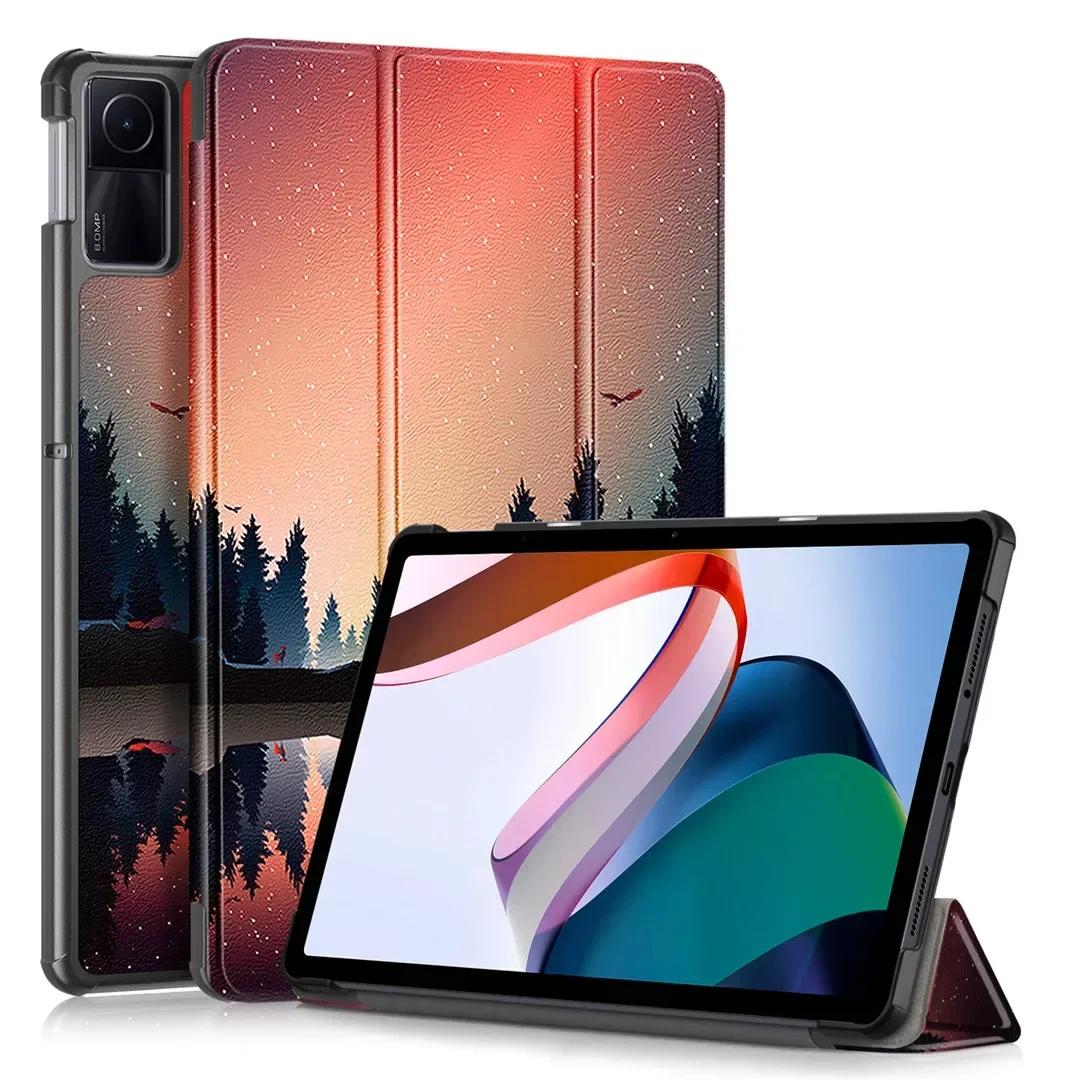 Kindertas voor Redmi Pad 2 Red Mi Pad SE 11 Inch PU Leer Magnetische Drievoudige Standaard Cover voor Redmi Pad 10.61 Redmi Pad 2 2025