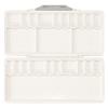HOLBEIN Watercolor Palette RP-24 with Removable Compartments, 24 Compartments (26 Small Petri Dishes, 4 Large) 210191