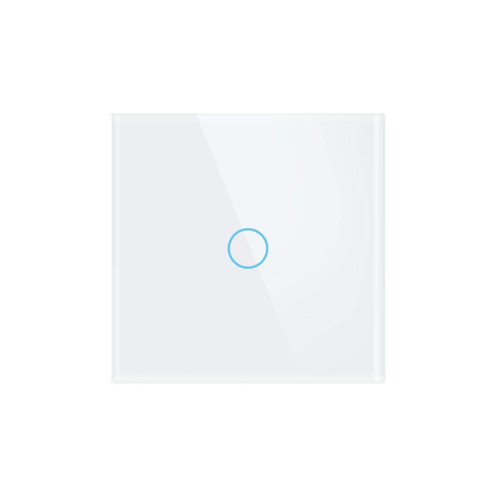 EU 1/2/3 Gang Tuya WiFi Smart RF433 Remote Control Touch Panel Wall Switch Support Voice Control