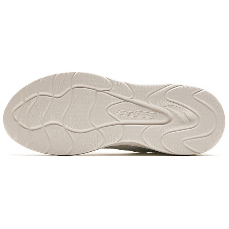 Anta Comfortable Simple Non-Slip Breathable Low-Top Casual Shoes Women sneakers White Green 122428812-2