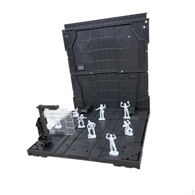 Action Figure Diorama Base for Garage Battle Scenes And Figures