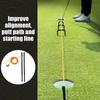 Golf Alignment Stick Portable Putting Practice Club Accessories For Green Backyard Drill Indoor Home Golf Course Practice