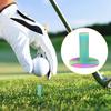 54/65/70MM Färgrik Gummi Golfpegg T-form Driving Range Inomhus Utomhus Golf Träningsbollhållare Golf Träningshjälpmedel Golf Tillbehör Golfare Gåvor