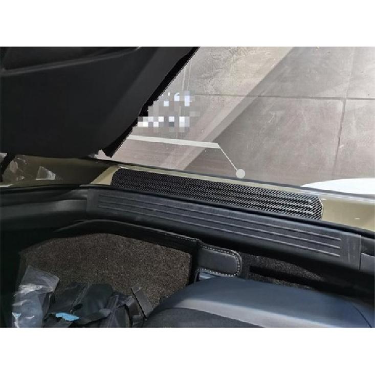 Steel Fiber Outer Door Sill Scuff Plate Cover Trim For -2024 Mazda CX-50
