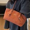 2025 New Autumn and Winter Retro Niche Suede Bag Women's Fashion Versatile Single Shoulder Matte Bag Portable Tote Bag