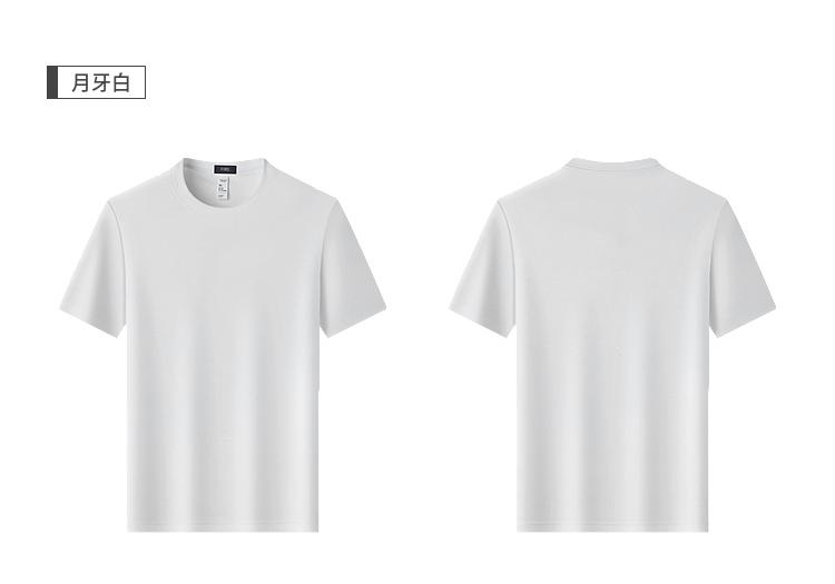 Spring and Summer Original Yarn Double Silk Light Comfortable Elastic Breathable T-shirt