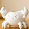 Handmade Crab Pen Holder Plastic Makeup Brush Holder Funny Flower Planter  Home Office