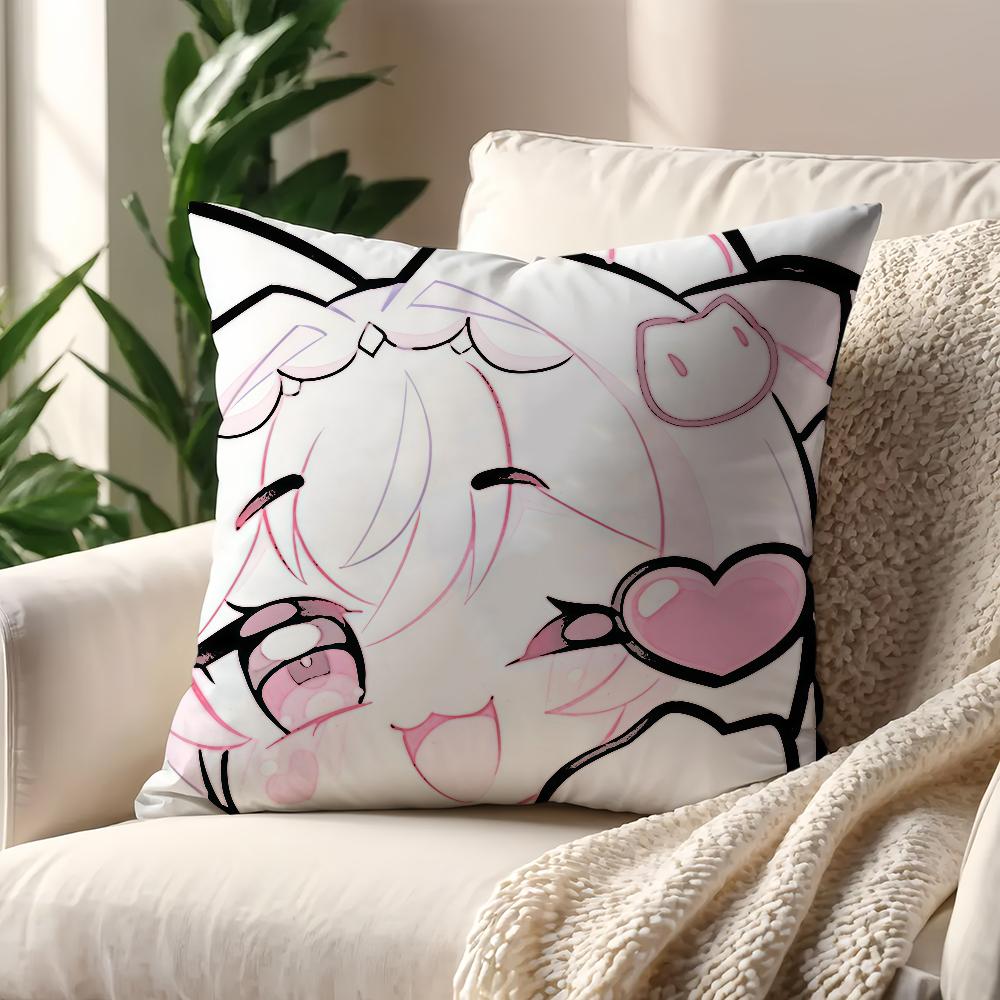 Cute Pink Girl cushion cover For Pillow Printing Sofa Decoration Home Car Room Coffee Shop Office Nordic Simplicity