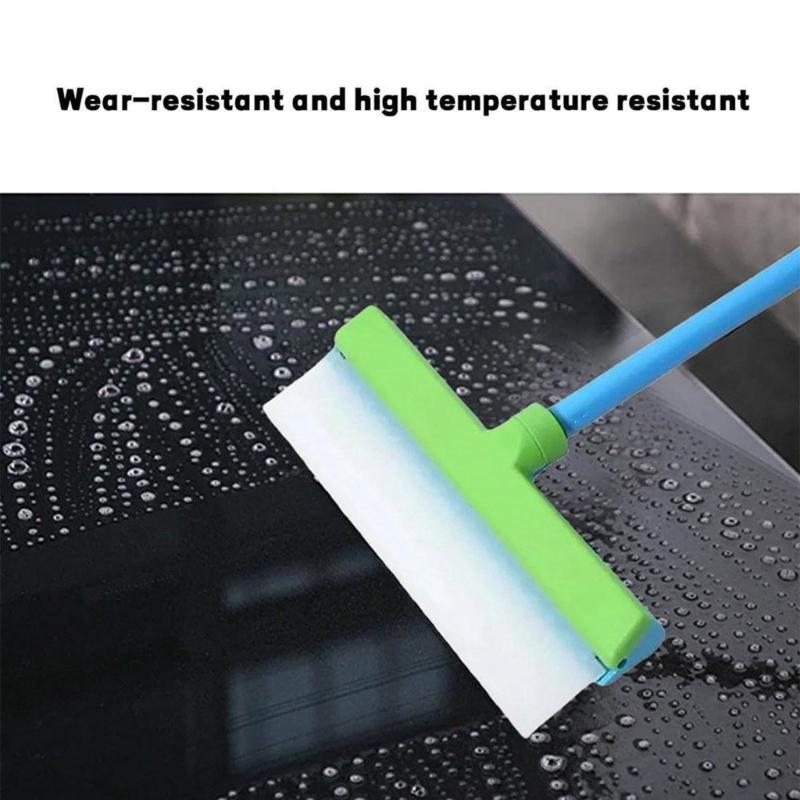 MultiPurpose Window Squeegee Kits Flexible Handle Smooth Scrubber Cleaning Tool for Effortlessly Glass Maintenances