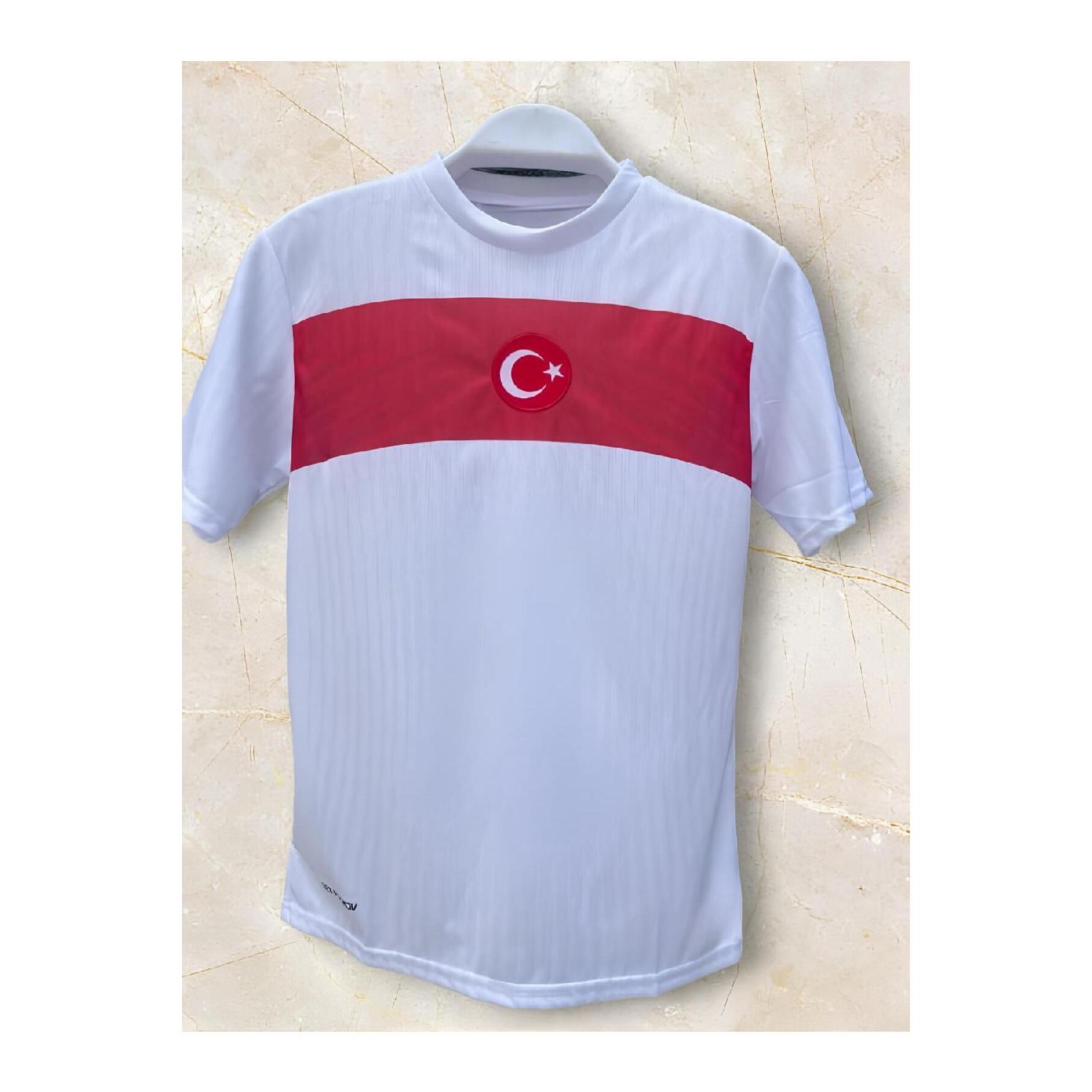 

Trkiye White No Name Adult New 2024-25 Euro Jersey00 S чистый