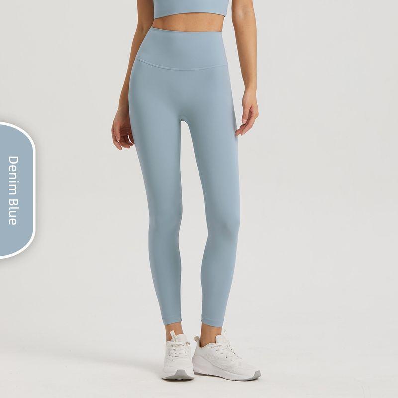 High Waist Tight Anti-Curling Pocket Stretch Yoga Pants