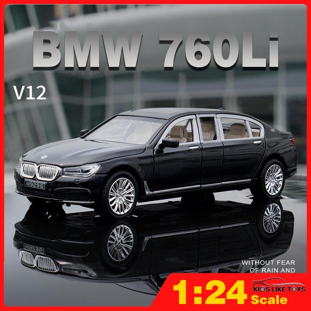 Clearance SalesKLT 1:24 BMW 760 Diecast Alloy Model Car for Kids Toys for Boys Toys for Kids Cars Toys
