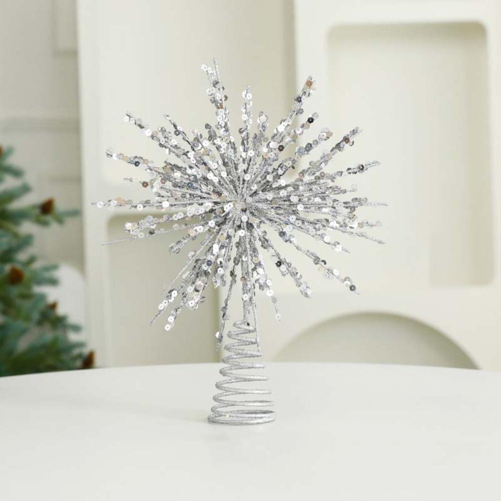 

Светящиеся Рождественские Верхушки Звезда Светодиодное Украшение Рождественской Елки Новый Год Style F