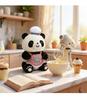 Cute Chef Panda Plush Toy with Apron - Children's Comfort Doll & Birthday Gift