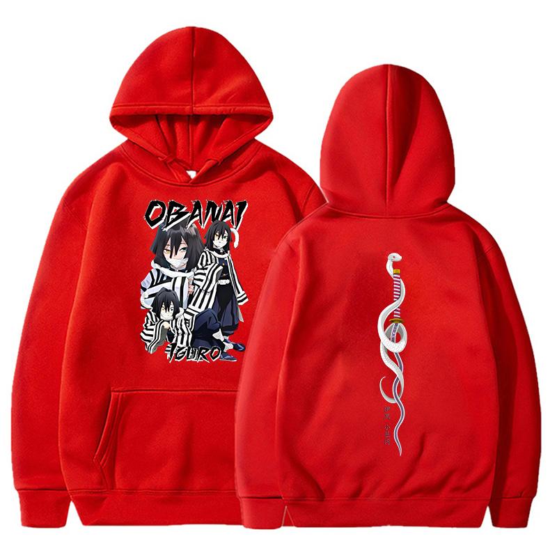 

NEW Fashion Iguro Obanai Printed Hoodie Women Men Autumn Winter Warm Sweatshirt Hip Hop Harajuku Anime Streetwear Long Sleeve S