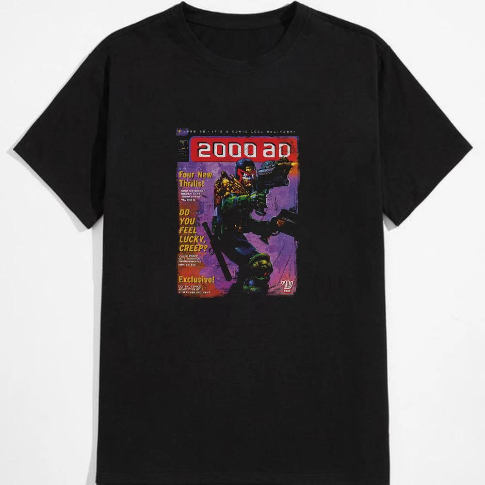 Judge dredd 1067 comic book cover tshirt  licensed black tee S