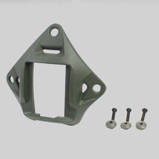 FAST MICH ACH Hjelmbase Nylon Aluminiumslegering Lettvekt Kraftig Vanntett Tre-hulls Jakt-hjelm Nattsynsfeste Hjelmtilbehør