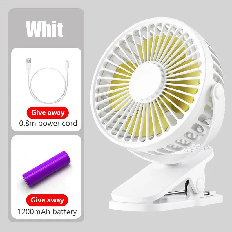 USB Mini Wind Power Handheld Clip Fan Convenient And Ultra-quiet Fan High Quality Portable Student Cute Small Cooling Ventilador