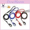Durable Nylon Dog Leash Expandable Pet Leash For Walking Blue/black/brown/red