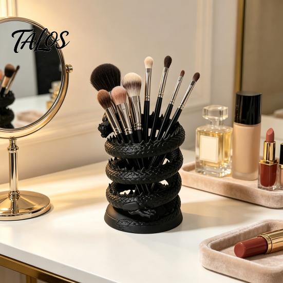 Pen Holder 3D Printed Dragon Holder, Mystical Fantasy Pencil Desk Accessory for Students Cup, Desktop Makeup Brush Home, Office Marker