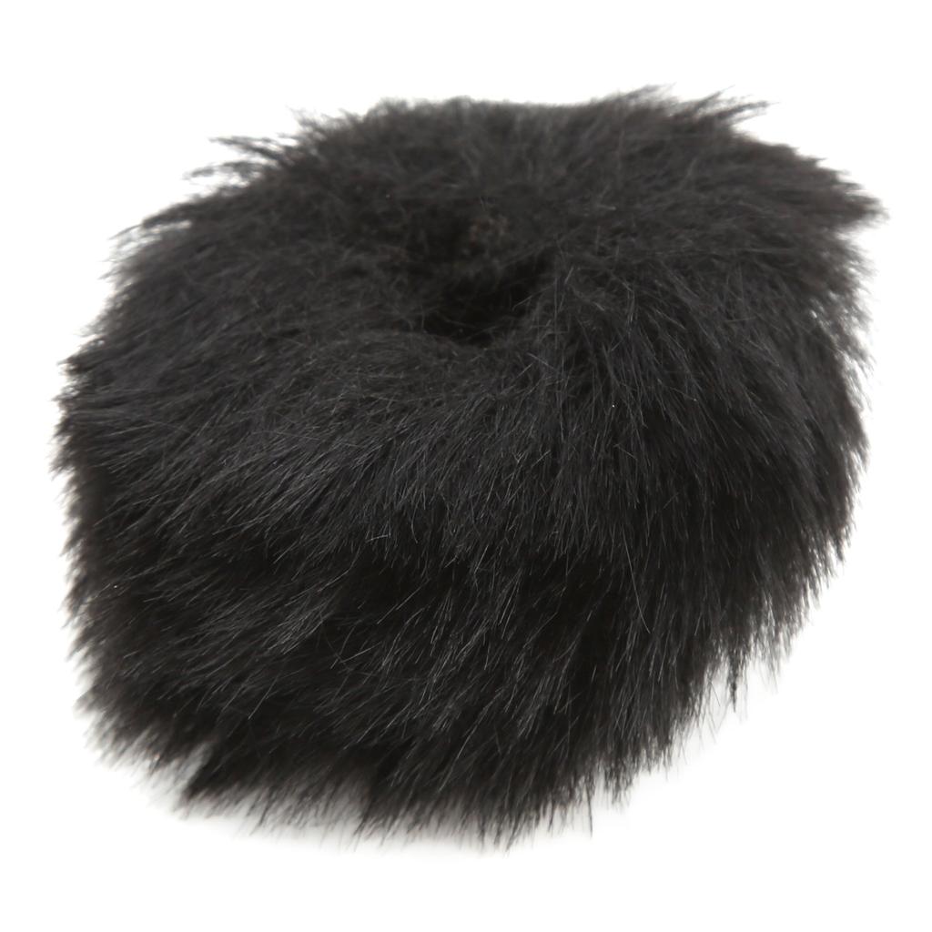 Artificial Fur Lavalier Mic Windscreen Lapel Microphone Wind Muff Clip On Furry Mic Muff