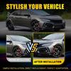 2X Smoked LED Front Side Marker Lights White Lamps For 2016- Honda Civic EOA