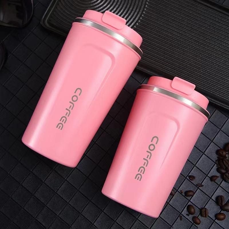 380ml/510ml Stainless Steel Coffee Cup Travel Thermal Mug Leak-Proof Thermos Bottle Tea Coffee Mug Vacuum Flask Insulated Cups