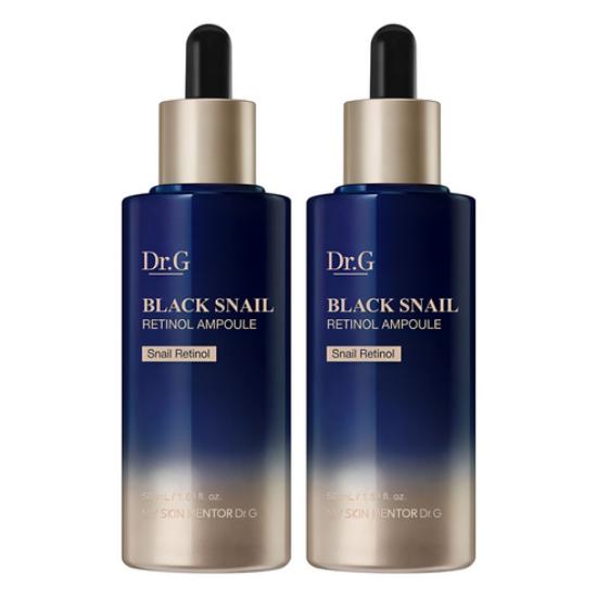 

Dr.G Black Snail Retinol Ampoule 50 ml x 2 EA _ Korean Skincare Ampoule