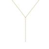 18k Gold Plated Y-necklace With Zircon Pendants Necklace - 42+5cm Chain Trendy Luxury Women's Jewelry S0744