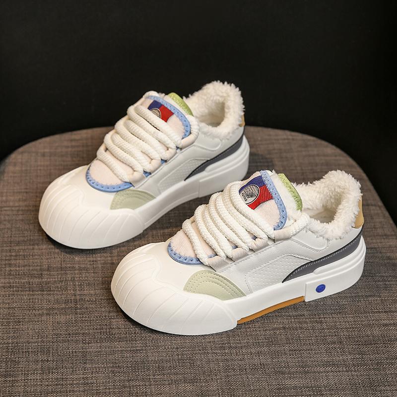 

Женская повседневная обувь на толстой подошве смешанной расцветки, увеличивающая рост, осенняя горячая распродажа 2024, модные удобные дышащие женские кроссовки, подошва 35 бежевый