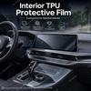 For BMW 5 Series I5 G60 2024 Transparent TPU Interior Protective Film Center Console Anti Scratch Set