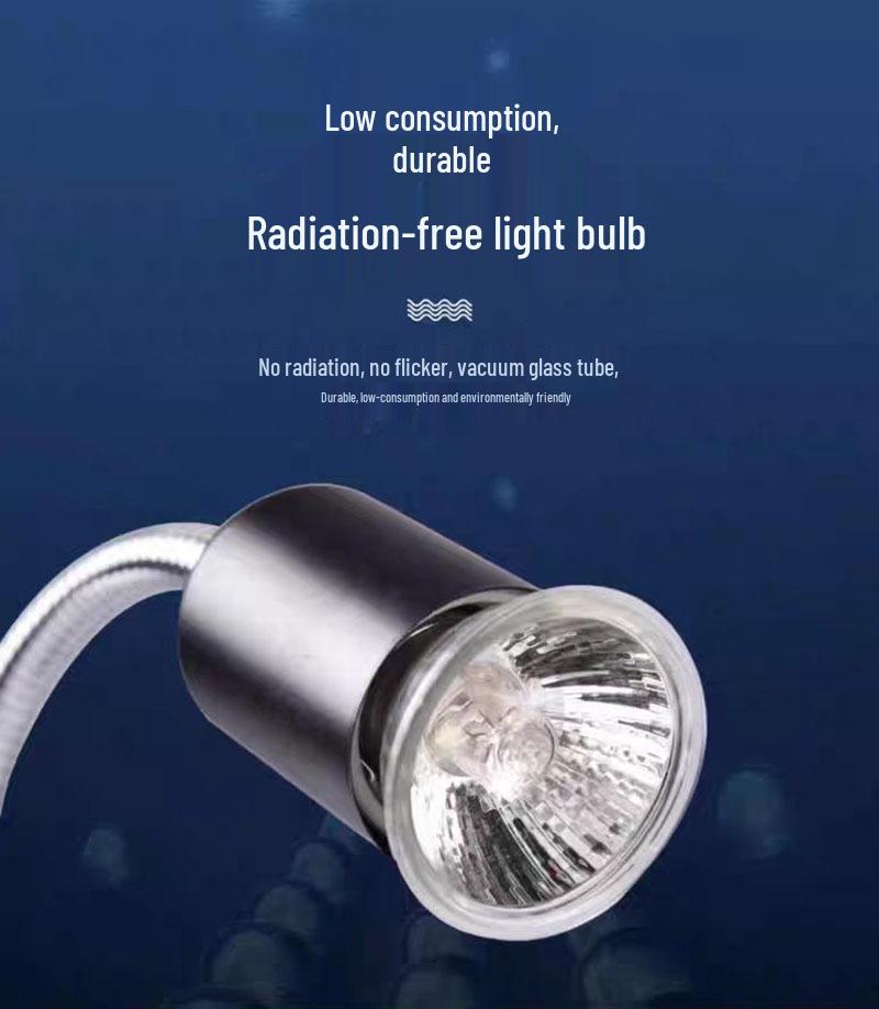 Adjustable Full Spectrum Lamp for Reptiles and Aquatic Plants
