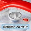 [Recommended for Crafts] Doshisha Mini Handy Steam Iron, Beads Ironing, Lightweight, Travel Size, Red