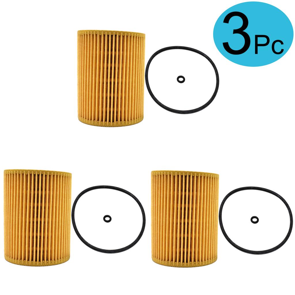 3/6x Oil Filter For Mercedes-Benz R-Class W251 V521 R280/R300/R320/R350 CDI 4-matic 2006 - 2013 OM642.950 2987CC 3.0L Engine MPV
