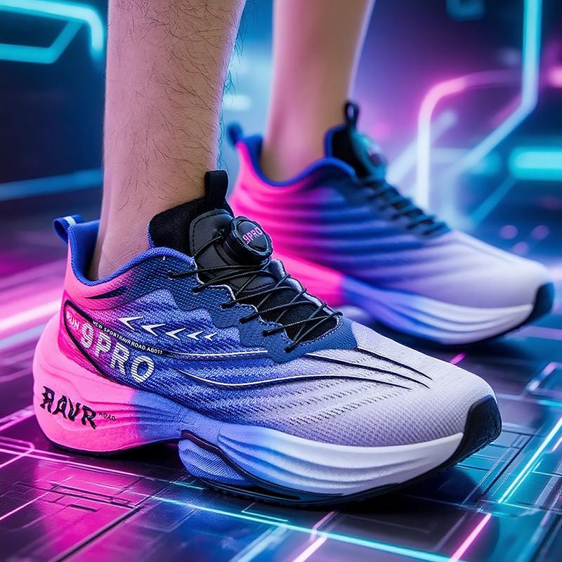 Hot Selling Men Shoes with Street Cushioning Rebound Running Shoes Stain Resistant Lightweight Suitable Both Men Women Sneakers