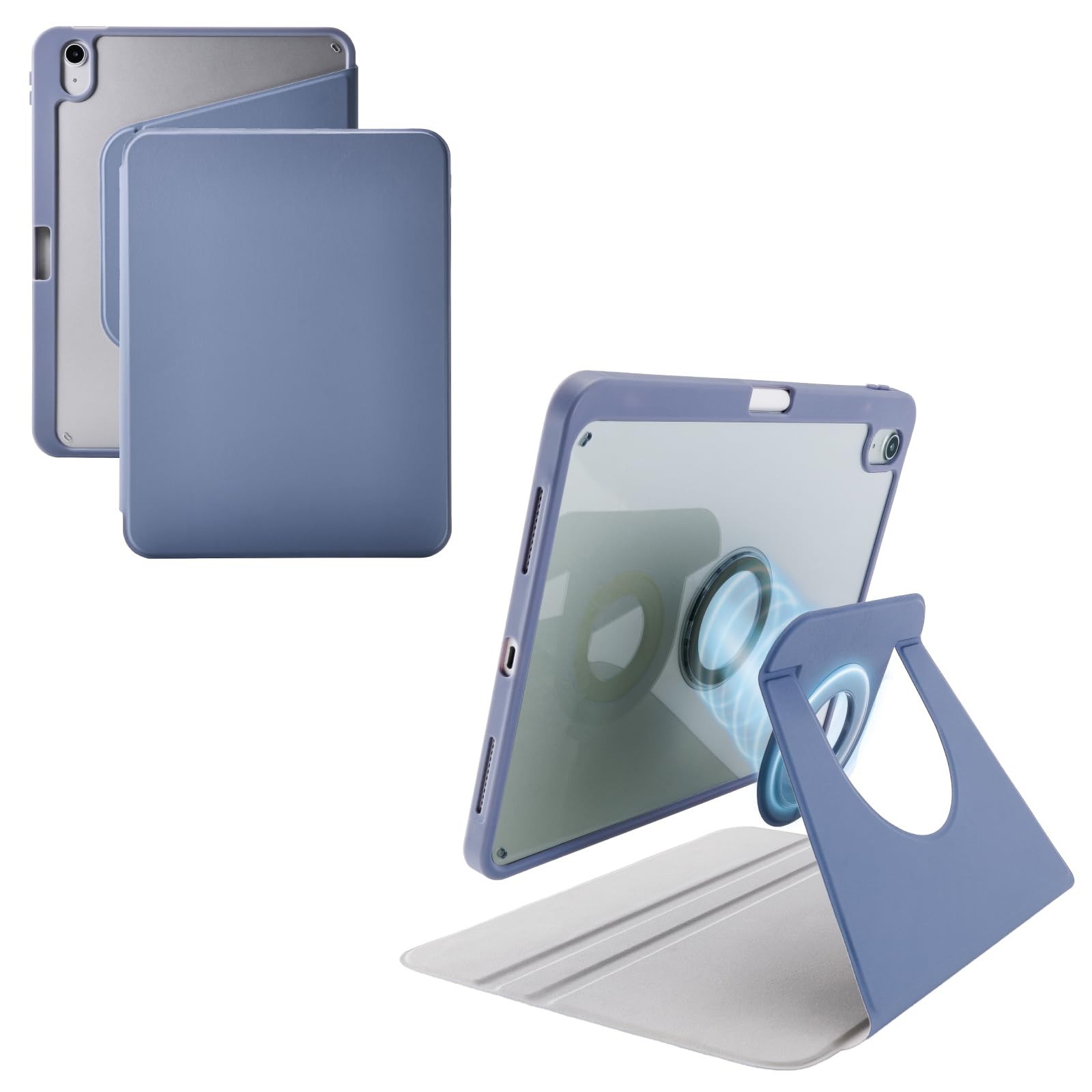 

ELECOM iPad A16 and iPad A16 Case Magnetic Pen (11th Generation, 11-inch, 2025) (10th Generation, 10.9-inch, 2022) Cover, 360-Degree Rotation,